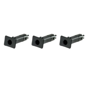 Jeep Wrangler Half Door Insert Set - Rugged Ridge - Black - `87-`06